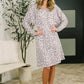 The Person You Are V-Neck Leopard Print Dress