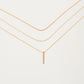 The Signature Set Layered Necklace Set in Gold
