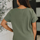 Thyme Boxy Tee in Dusty Pine