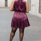 Tied In A Bow Velvet Dress - 1985 the VAULT Boutique