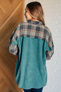 Tied for Time Thermal Plaid Button Up - 1985 the VAULT Boutique