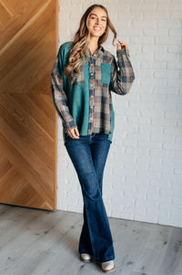 Tied for Time Thermal Plaid Button Up - 1985 the VAULT Boutique