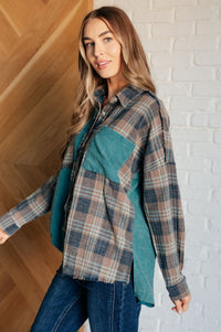 Tied for Time Thermal Plaid Button Up - 1985 the VAULT Boutique