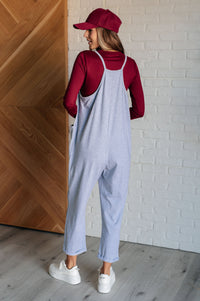 Totally Me Spaghetti Strap Jumpsuit in Heather Grey - 1985 the VAULT Boutique