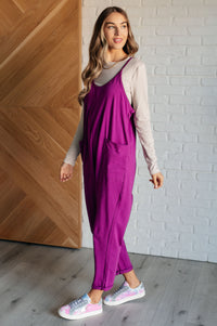 Totally Me Spaghetti Strap Jumpsuit in Light Plum - 1985 the VAULT Boutique