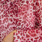 Totally Not Dramatic Leopard Print Button Down in Hot Pink