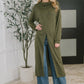 Travel City Scape Turtle Neck Tunic in Olive
