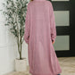 Travel Hideaway Open Front Cardigan in Cashmere Rose