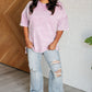 Unbothered Mineral Wash Top in Orchid Petal - 1985 the VAULT Boutique