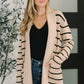 Under Wraps Striped Cardigan