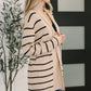 Under Wraps Striped Cardigan