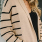 Under Wraps Striped Cardigan
