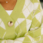 Up, Up and Away Argyle Cardigan