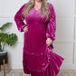 Velvet Flamenco Maxi Dress - 1985 the VAULT Boutique