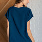 Very Much Needed V-Neck Top in Teal - 1985 the VAULT Boutique