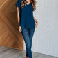 Very Much Needed V-Neck Top in Teal - 1985 the VAULT Boutique