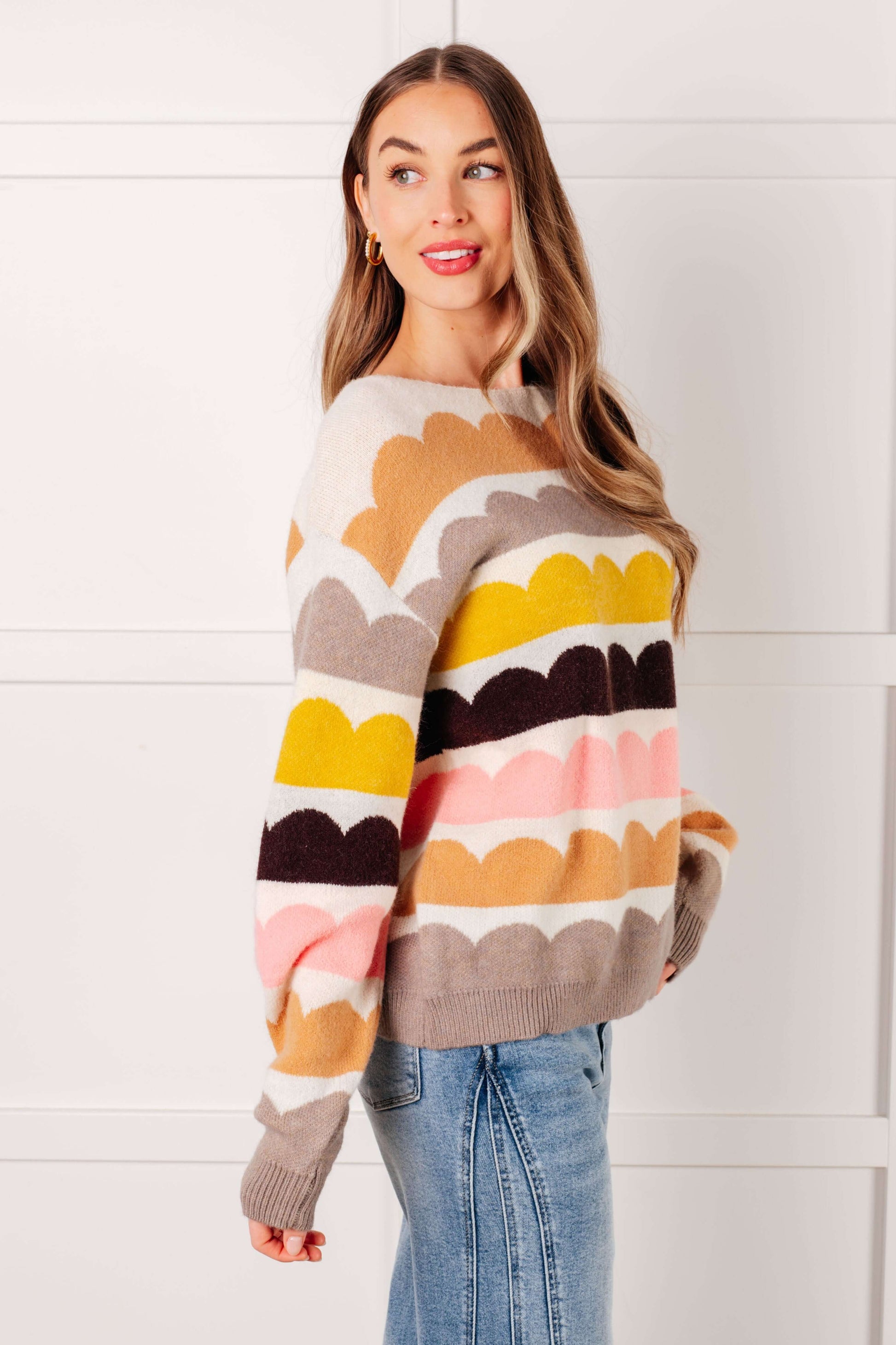 Wave After Wave Striped Sweater - 1985 the VAULT Boutique