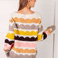Wave After Wave Striped Sweater - 1985 the VAULT Boutique