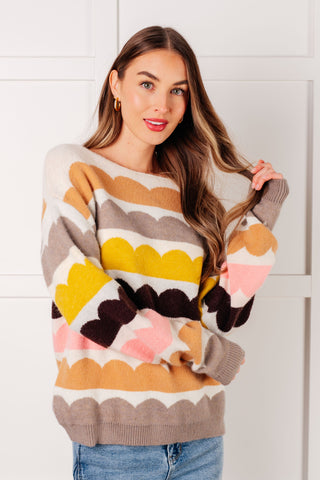 Wave After Wave Striped Sweater - 1985 the VAULT Boutique