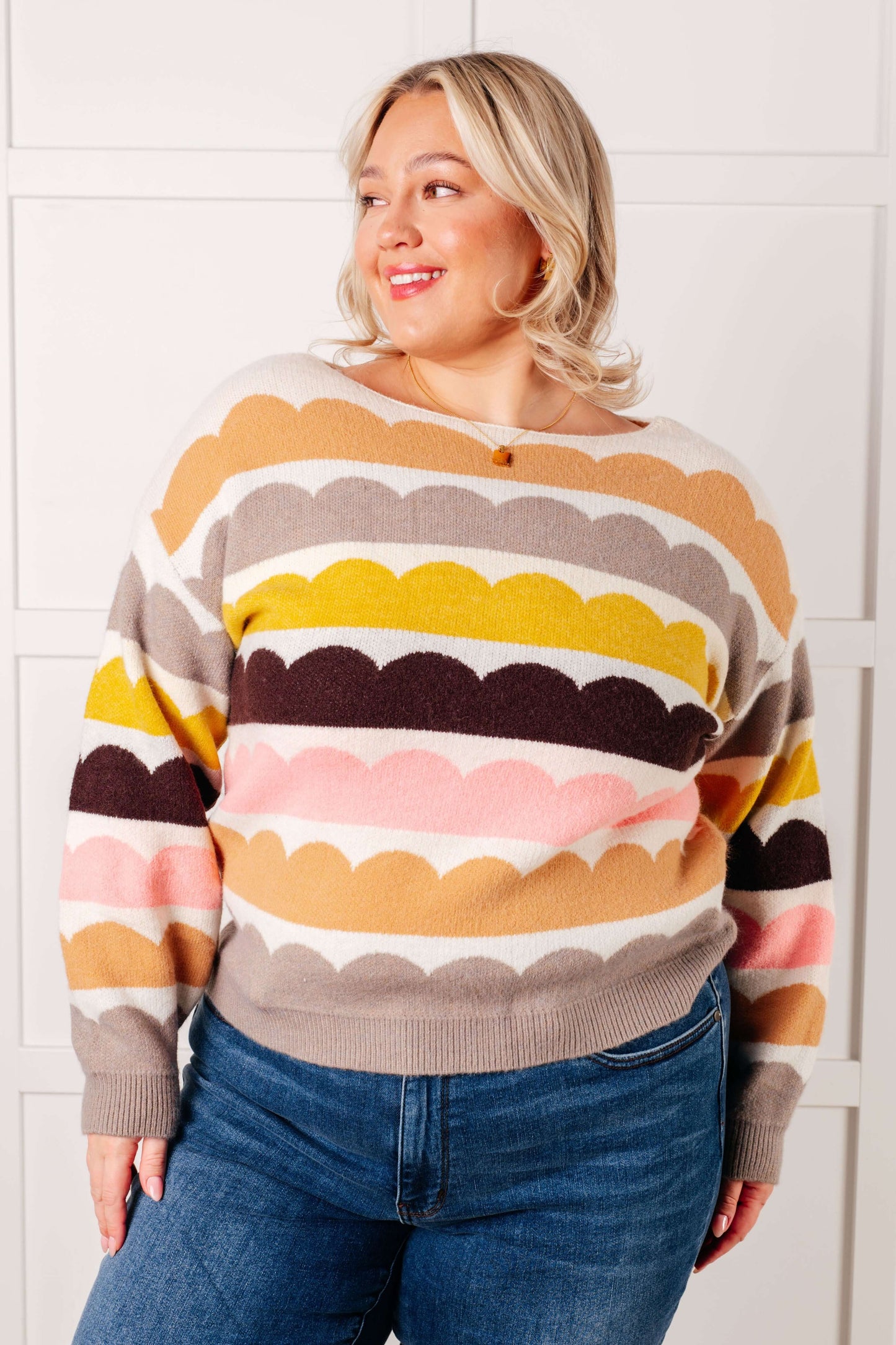 Wave After Wave Striped Sweater - 1985 the VAULT Boutique