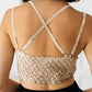 Live In Lace Bralette in Taupe