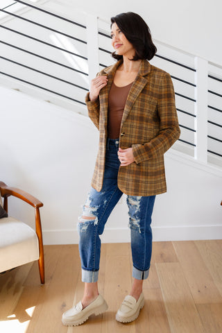 World Class Plaid Blazer - 1985 the VAULT Boutique