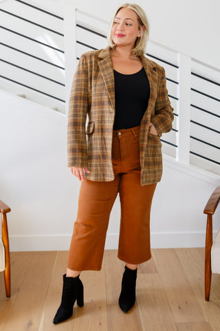 World Class Plaid Blazer - 1985 the VAULT Boutique