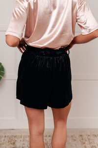 Wrapped in Velvet Shorts - 1985 the VAULT Boutique