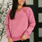 You're Into Me Lace Detail Relaxed Pullover