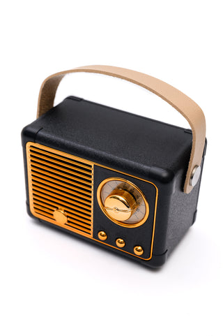 Your Playlist Mini Bluetooth Speaker in Black - 1985 the VAULT Boutique