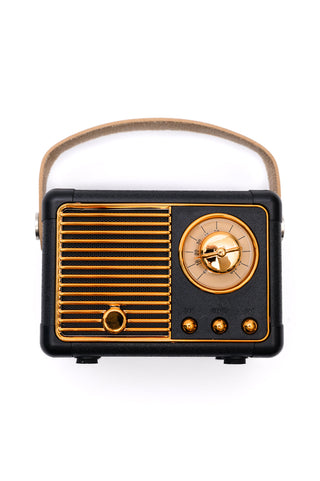 Your Playlist Mini Bluetooth Speaker in Black - 1985 the VAULT Boutique