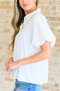 A Sixth Sense Balloon Sleeve Blouse - Happily Ever Atchison Shop Co.