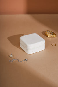 PU Leather Square Jewelry Box