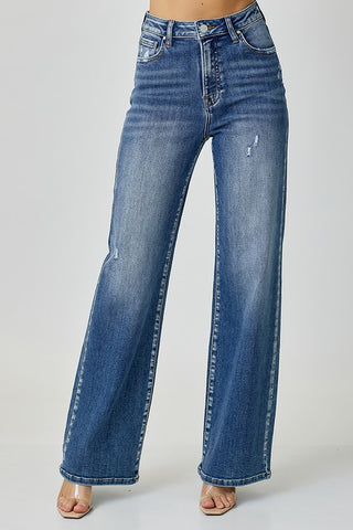 RISEN High Waist Jeans with Pockets - 1985 the VAULT Boutique