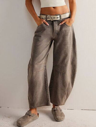 Wide Leg Jeans with Pockets - 1985 the VAULT Boutique