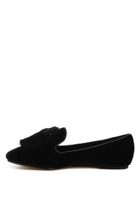 Tromso Iconic Tassel Detail Velvet Loafers - 1985 the VAULT Boutique