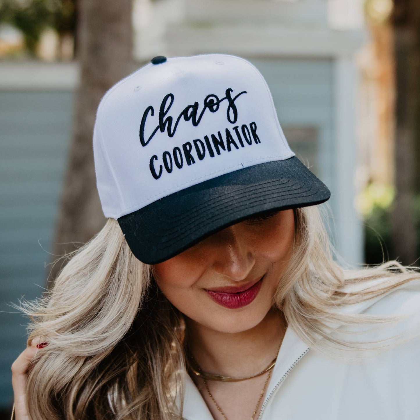 Chaos Coordinator Funny Two-Toned Hat