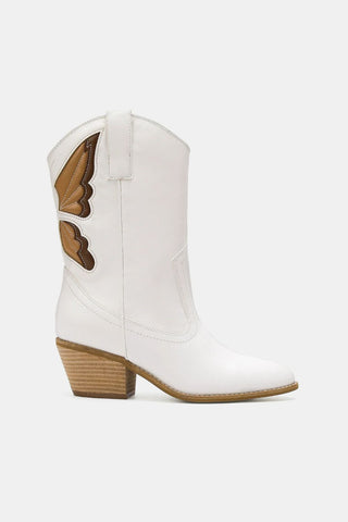 Beast Fashion Butterfly Cut Detail Point Toe Boots - 1985 the VAULT Boutique