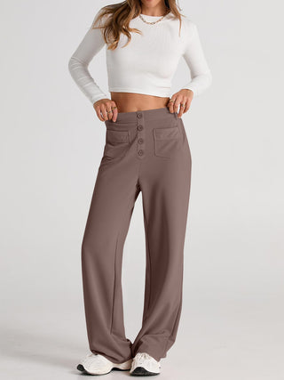 High Waist Wide Leg Pants - 1985 the VAULT Boutique