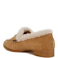 Allie Fur Trim Suede Loafers - 1985 the VAULT Boutique