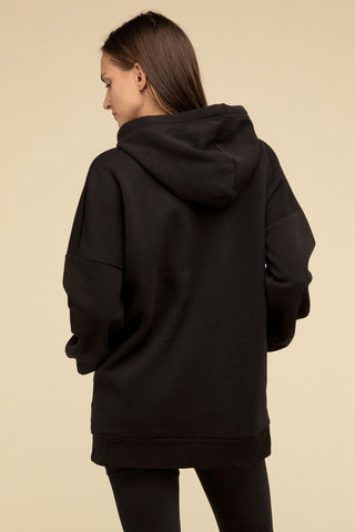 Oversized Hoodie Longline Sweatshirt - 1985 the VAULT Boutique