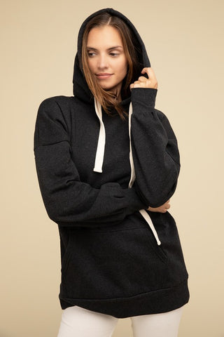 Oversized Hoodie Longline Sweatshirt - 1985 the VAULT Boutique