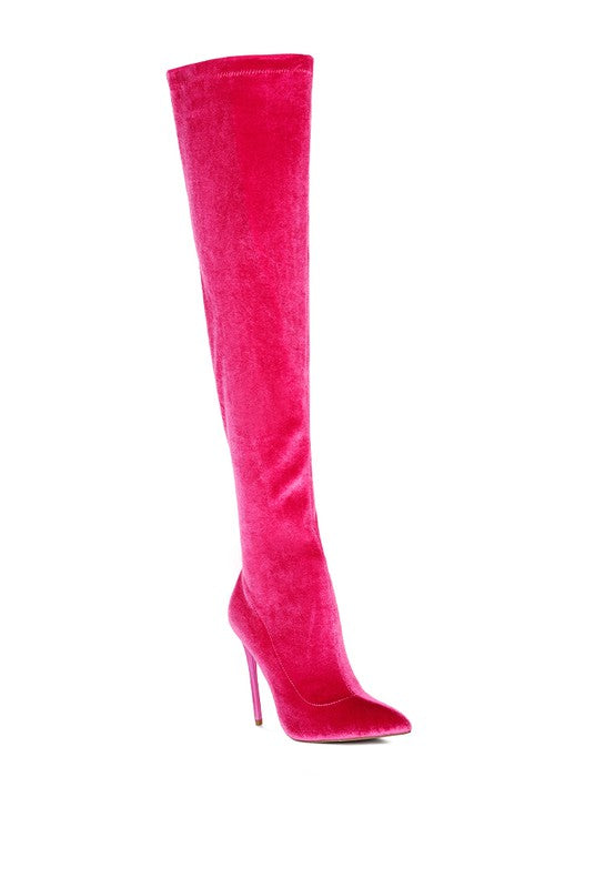 Madmiss Stiletto Calf Boots - 1985 the VAULT Boutique