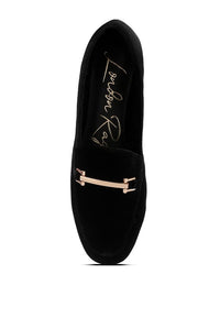 Evelio Horsebit Embellsihed Velvet Loafers - 1985 the VAULT Boutique