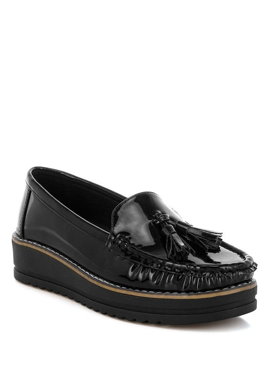 Strelka Tassel Detail Flatform Loafers - 1985 the VAULT Boutique