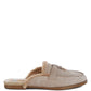 Bosnia Suede & Faux Fur Slip On Mules - 1985 the VAULT Boutique