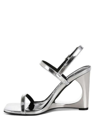 Ladra Metallic Fantasy Wedge Heel Sandals - 1985 the VAULT Boutique