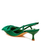 Okshak Satin Bow Slingback Sandals - 1985 the VAULT Boutique