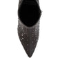 Sakura Diamante Embellished Microfiber Boots - 1985 the VAULT Boutique