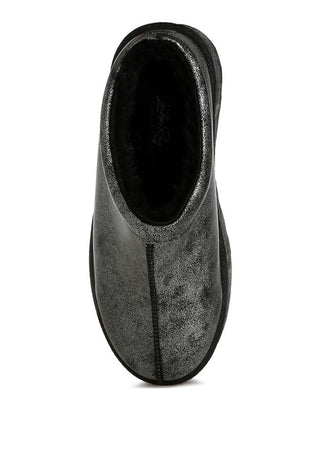 Lottys Faux Leather Platform Classic Slip-On - 1985 the VAULT Boutique